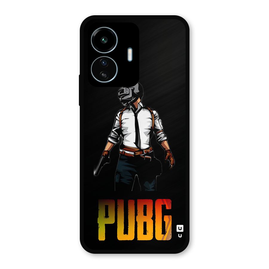 PUBG Game Art Metal Back Case for vivo iQOO Z6 Lite 5G