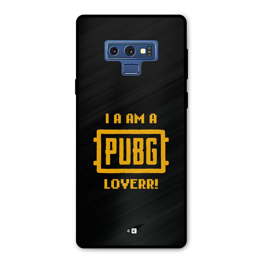 PUBG Lover Metal Back Case for Galaxy Note 9