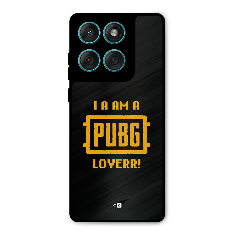 PUBG Lover Metal Back Case for Motorola Edge 60 Fusion