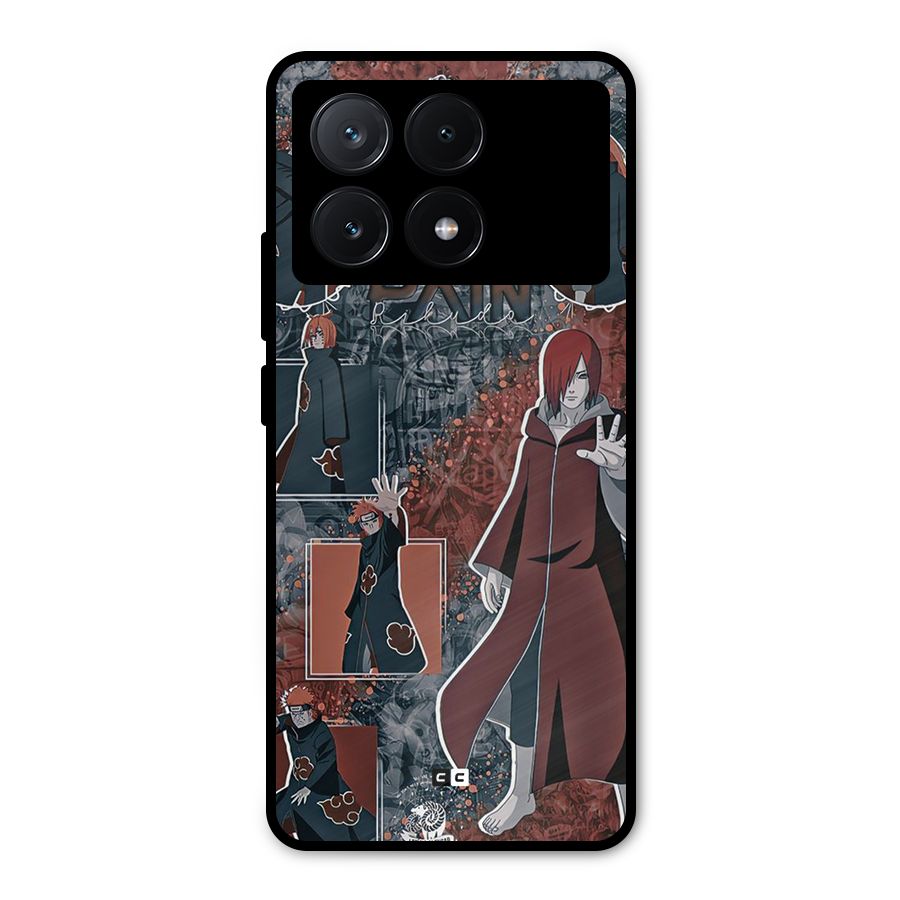 Pain Group Metal Back Case for Poco X6 Pro