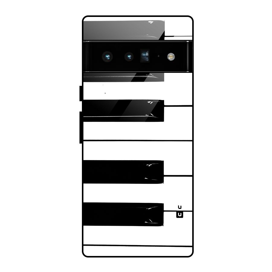 Paino Keys Printed Classy Glass Back Case for Google Pixel 6 Pro