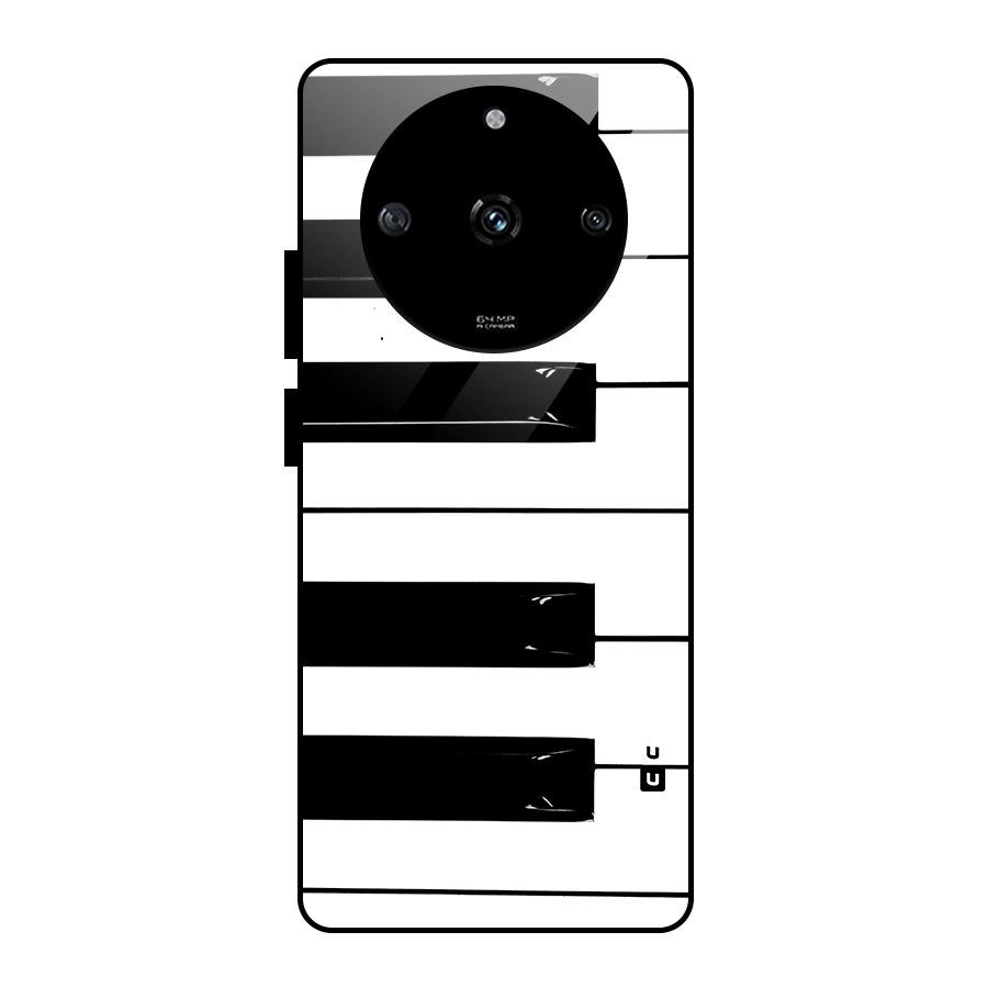 Paino Keys Printed Classy Glass Back Case for Realme Narzo 60 5G