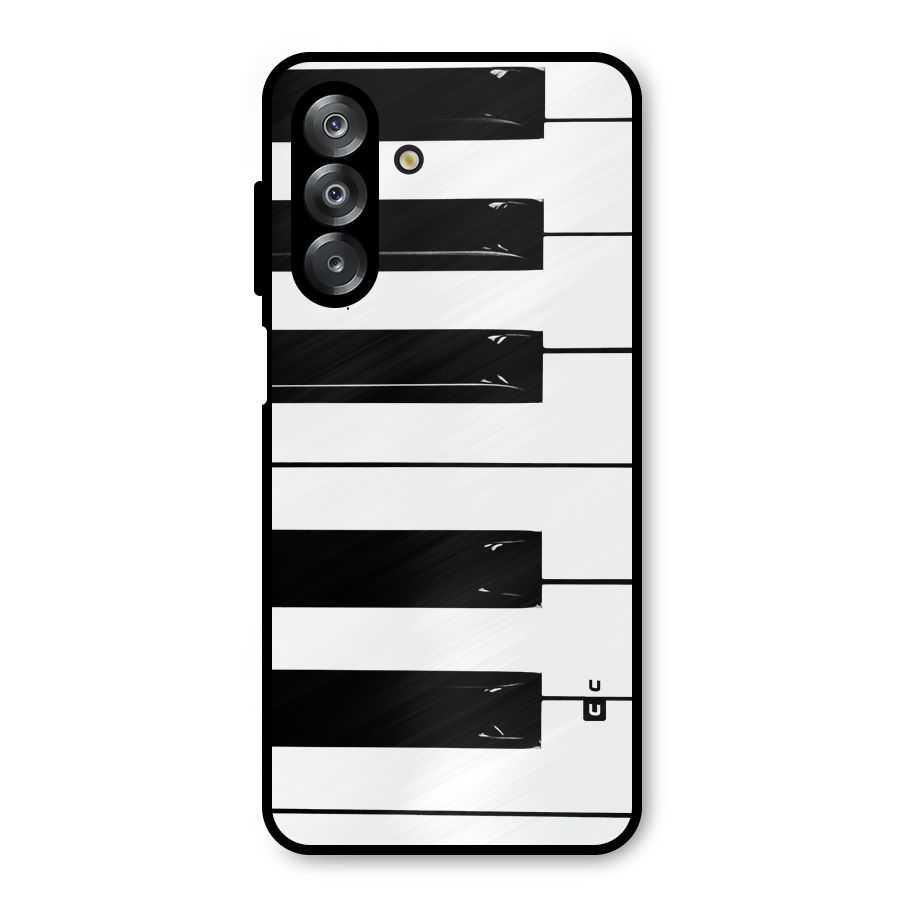 Paino Keys Printed Classy Metal Back Case for Galaxy A26