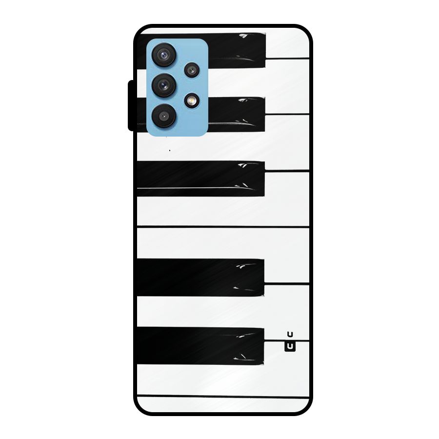 Paino Keys Printed Classy Metal Back Case for Galaxy M32 5G