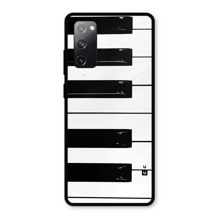 Paino Keys Printed Classy Metal Back Case for Galaxy S20 FE 5G
