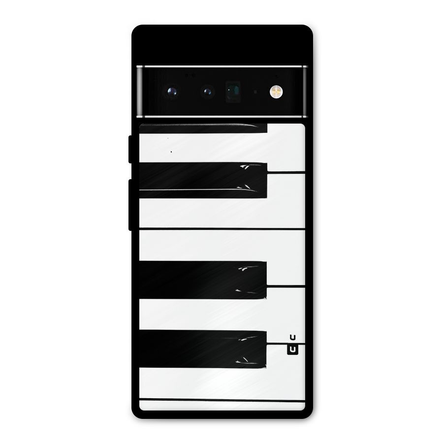 Paino Keys Printed Classy Metal Back Case for Google Pixel 6 Pro
