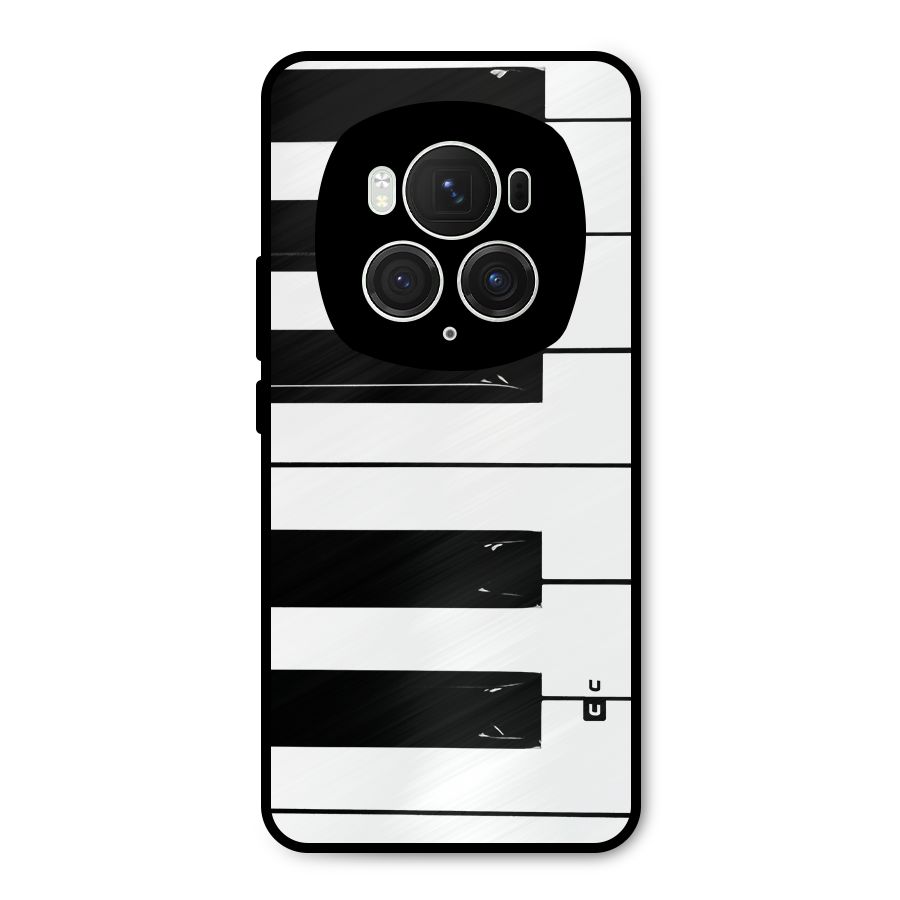 Paino Keys Printed Classy Metal Back Case for Honor Magic6 Pro