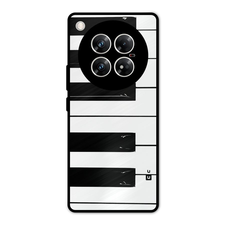 Paino Keys Printed Classy Metal Back Case for Infinix Zero 40 5G