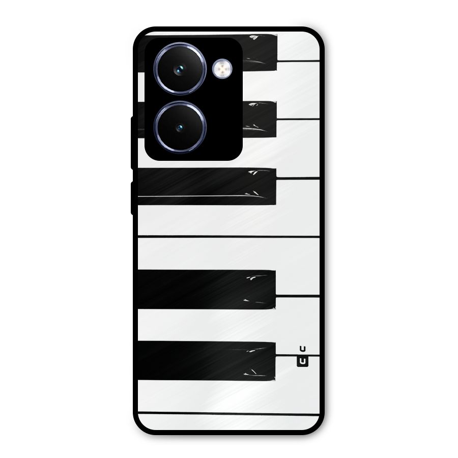 Paino Keys Printed Classy Metal Back Case for Realme P3 Ultra
