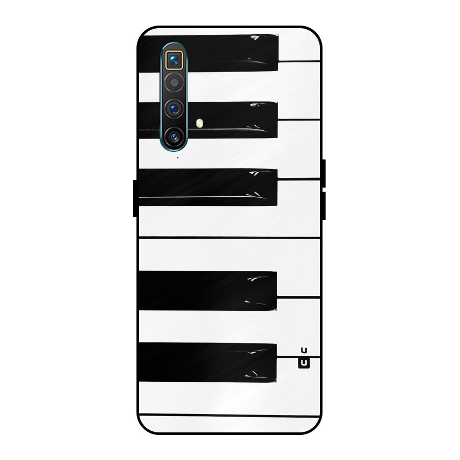 Paino Keys Printed Classy Metal Back Case for Realme X3 SuperZoom