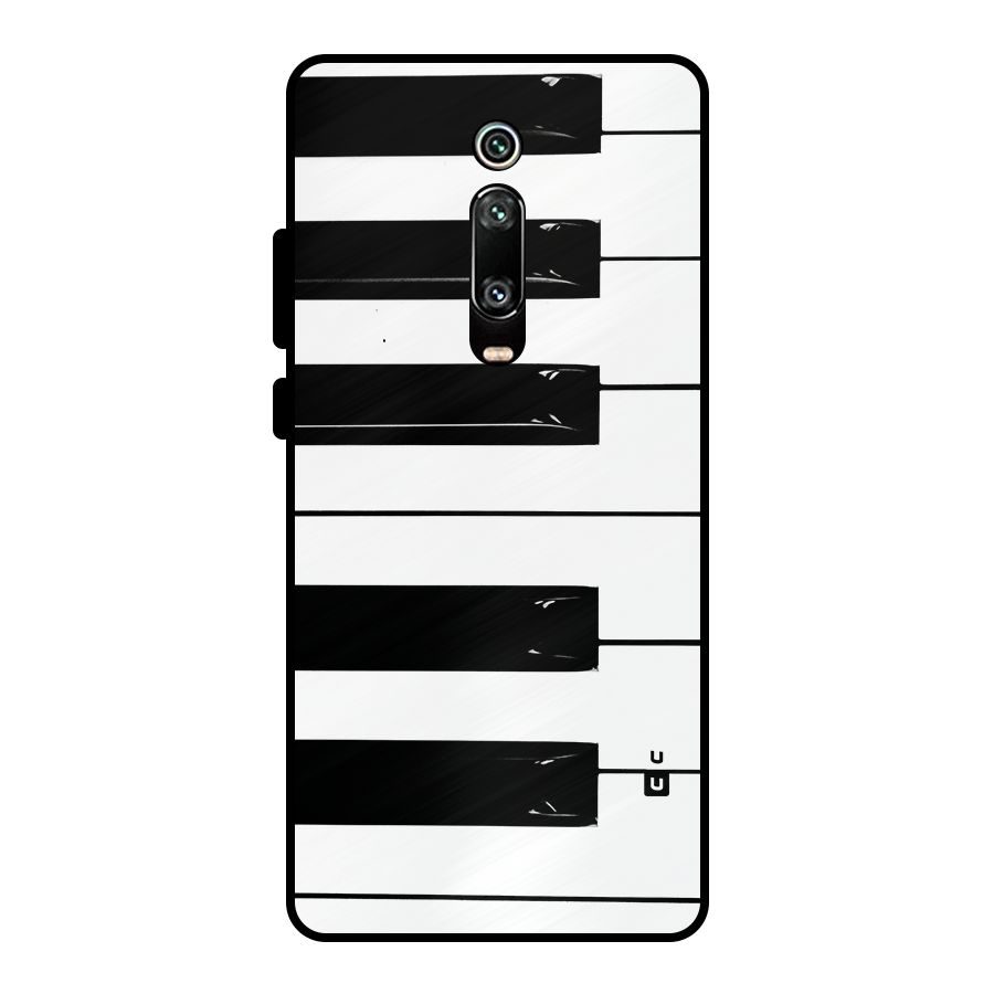 Paino Keys Printed Classy Metal Back Case for Redmi K20