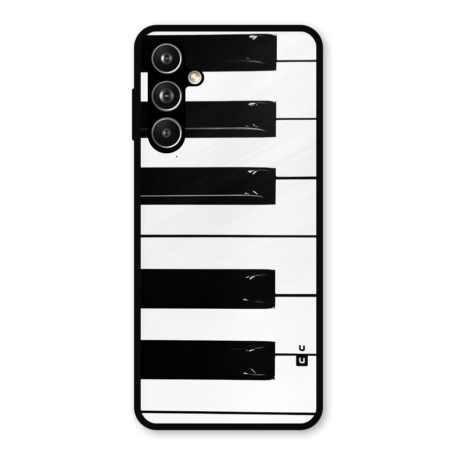 Paino Keys Printed Classy Metal Back Case for Samsung Galaxy M54