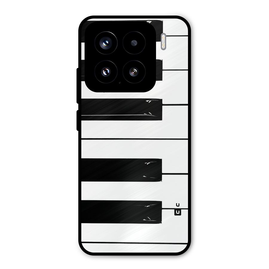 Paino Keys Printed Classy Metal Back Case for Xiaomi 15