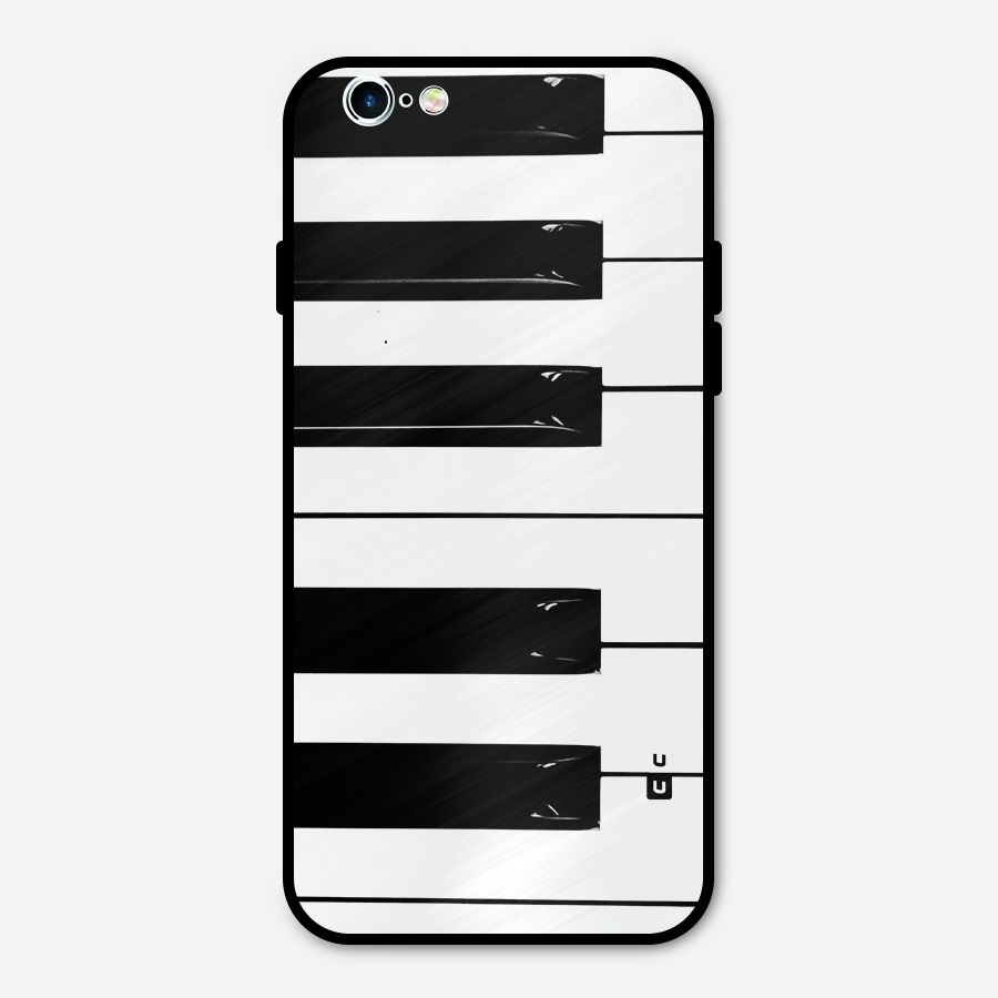 Paino Keys Printed Classy Metal Back Case for iPhone 6 6s