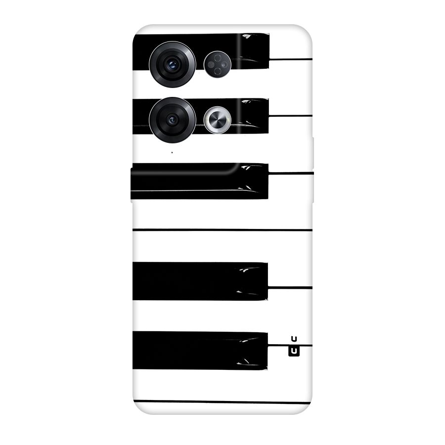 Paino Keys Printed Classy Original Polycarbonate Back Case for Oppo Reno8 Pro 5G