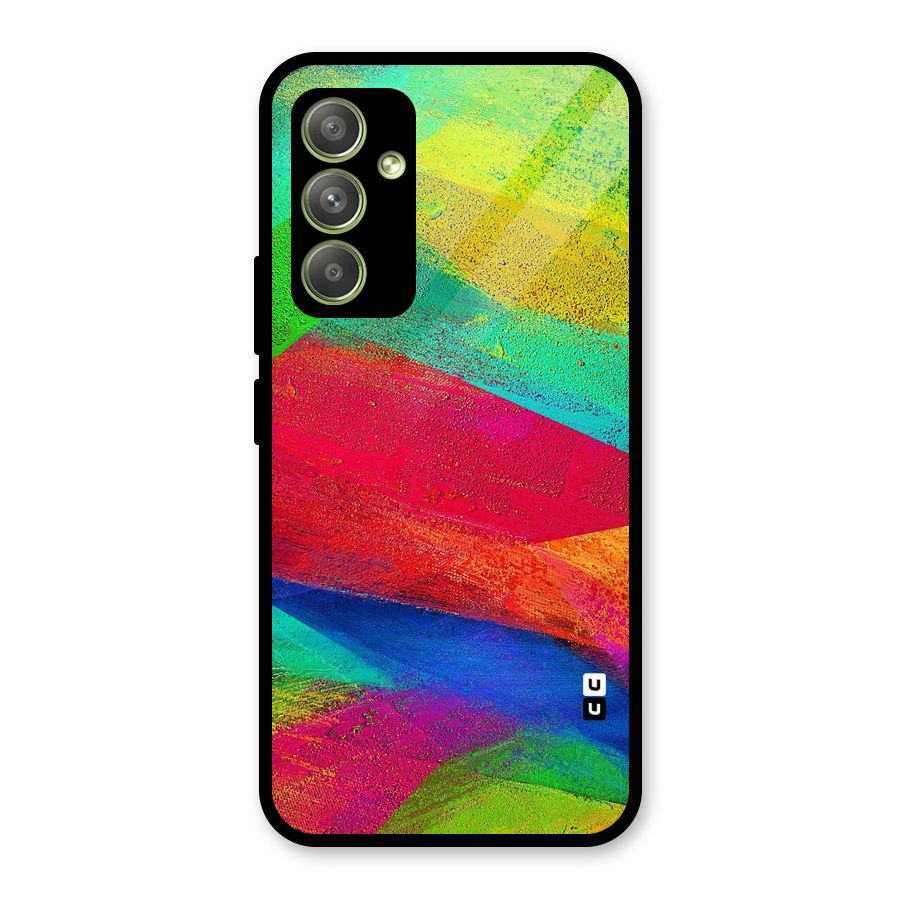 Paint Art Pattern Glass Back Case for Galaxy A54