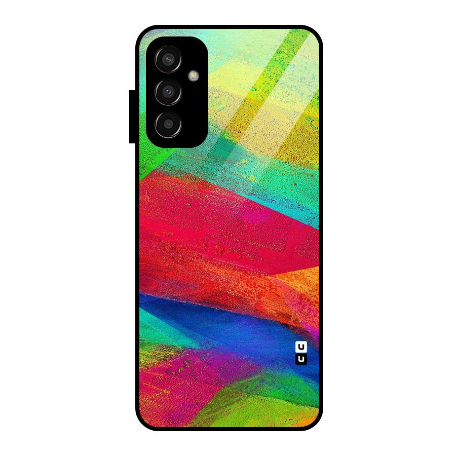 Paint Art Pattern Glass Back Case for Galaxy F13