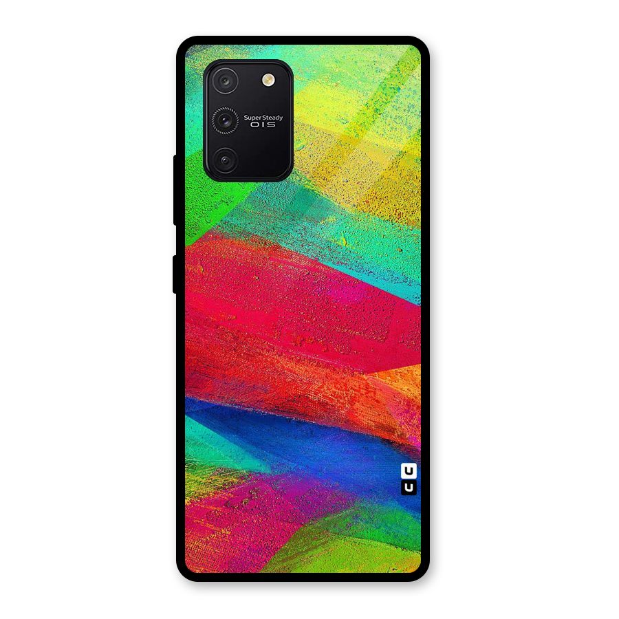 Paint Art Pattern Glass Back Case for Galaxy S10 Lite