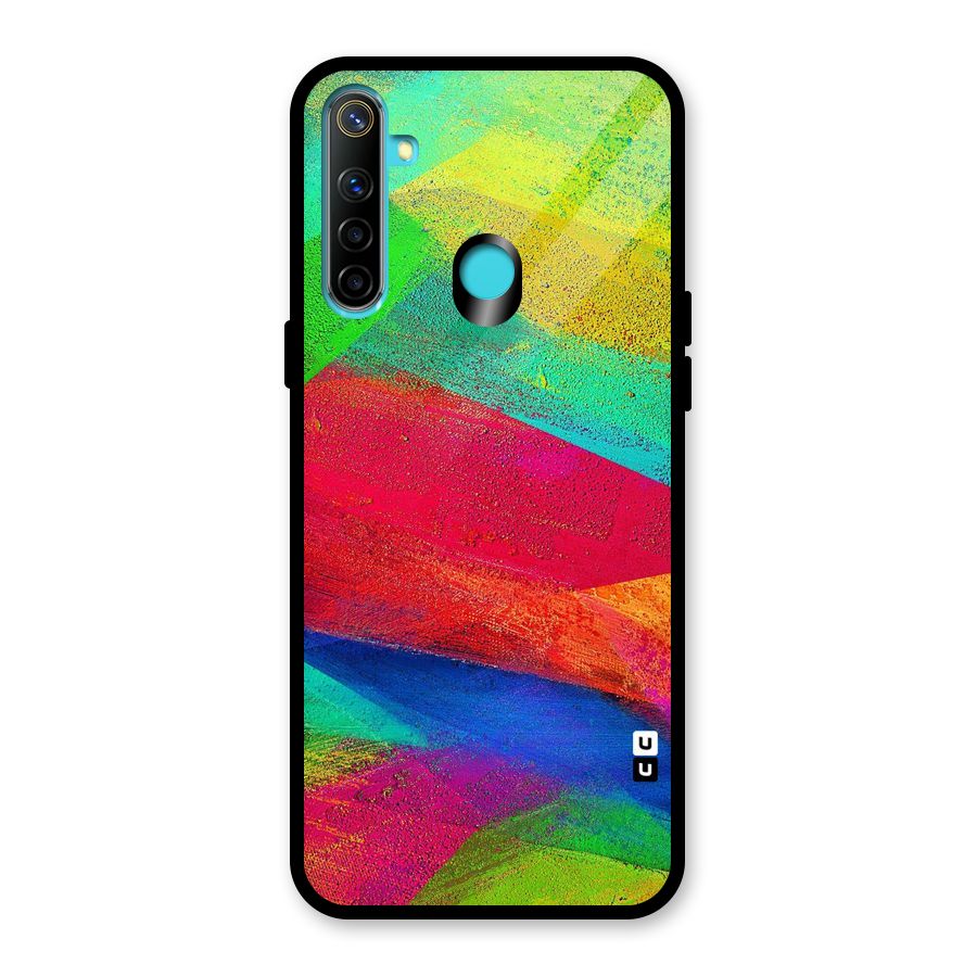 Paint Art Pattern Glass Back Case for Realme 5