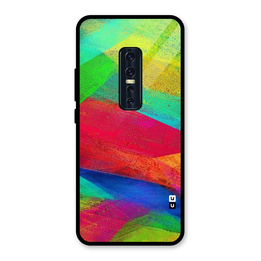 Paint Art Pattern Glass Back Case for Vivo V17 Pro