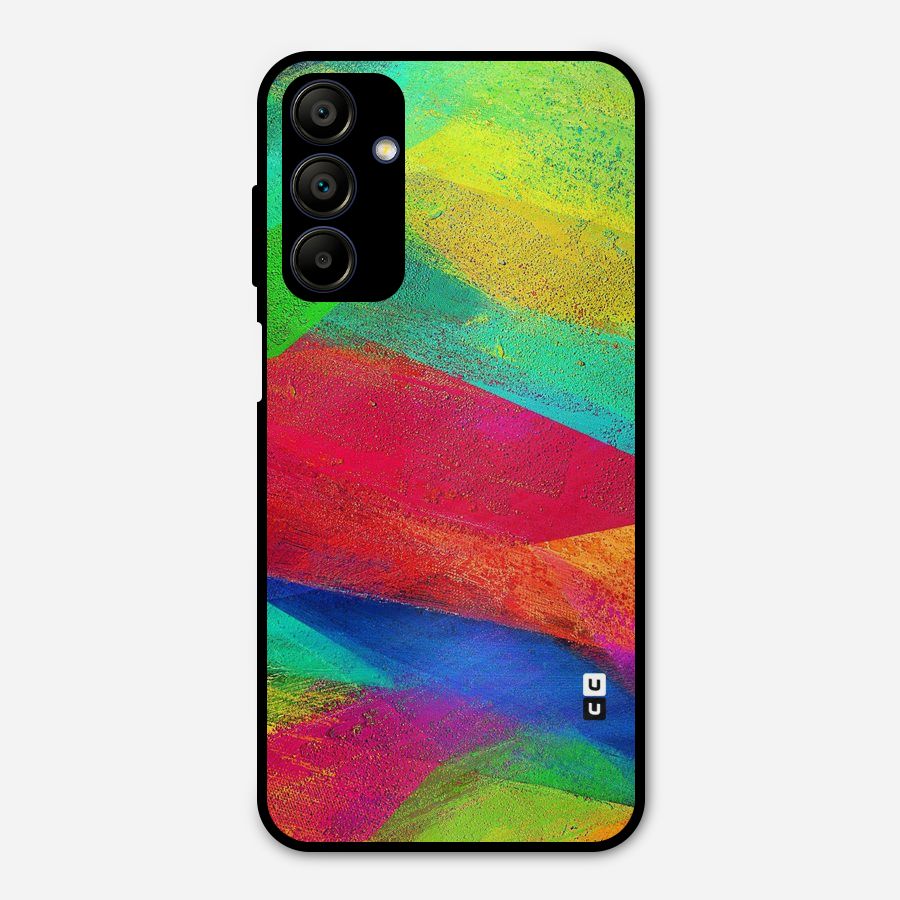Paint Art Pattern Metal Back Case for Galaxy A15 5G