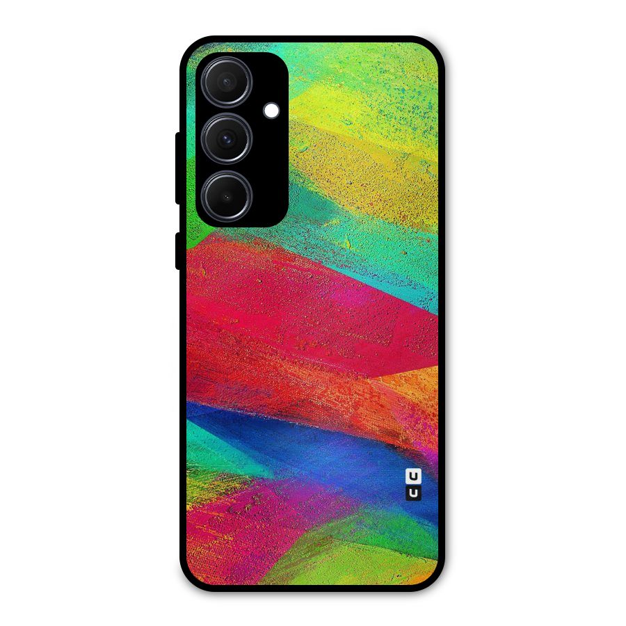 Paint Art Pattern Metal Back Case for Galaxy A35