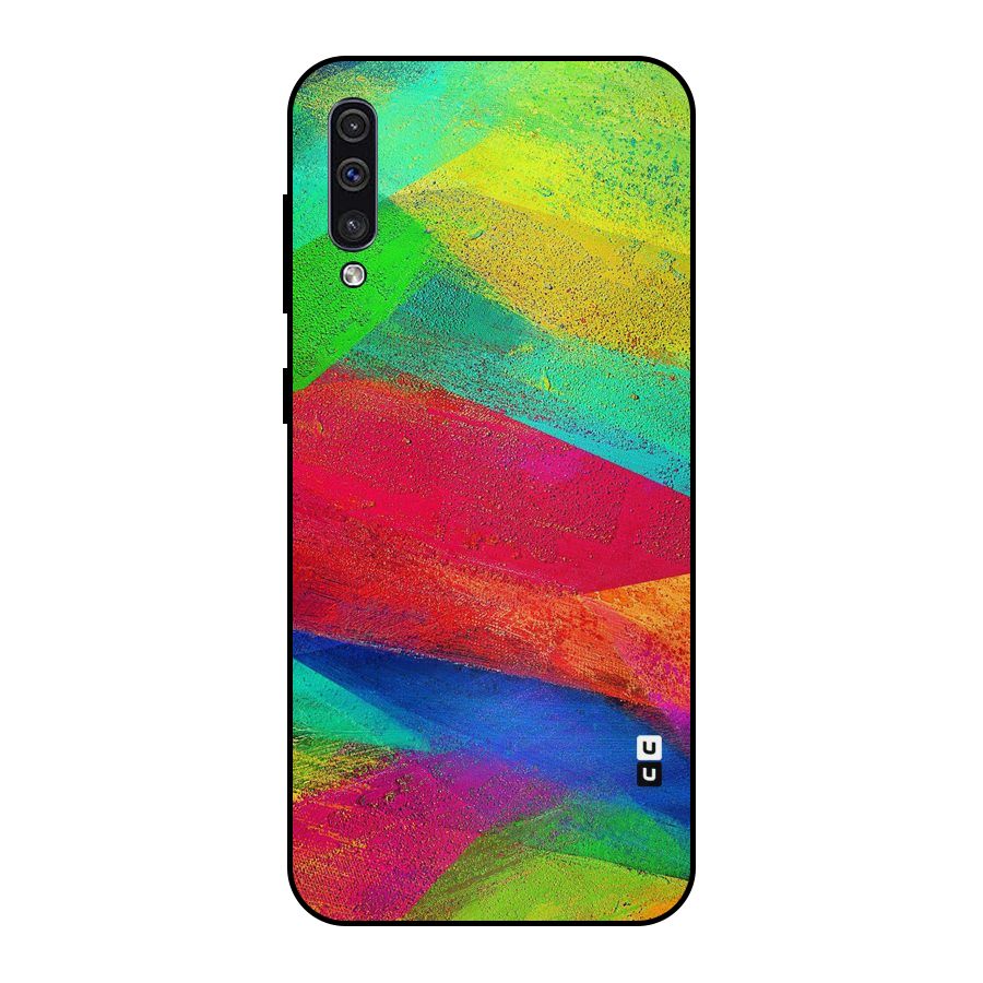 Paint Art Pattern Metal Back Case for Galaxy A50s