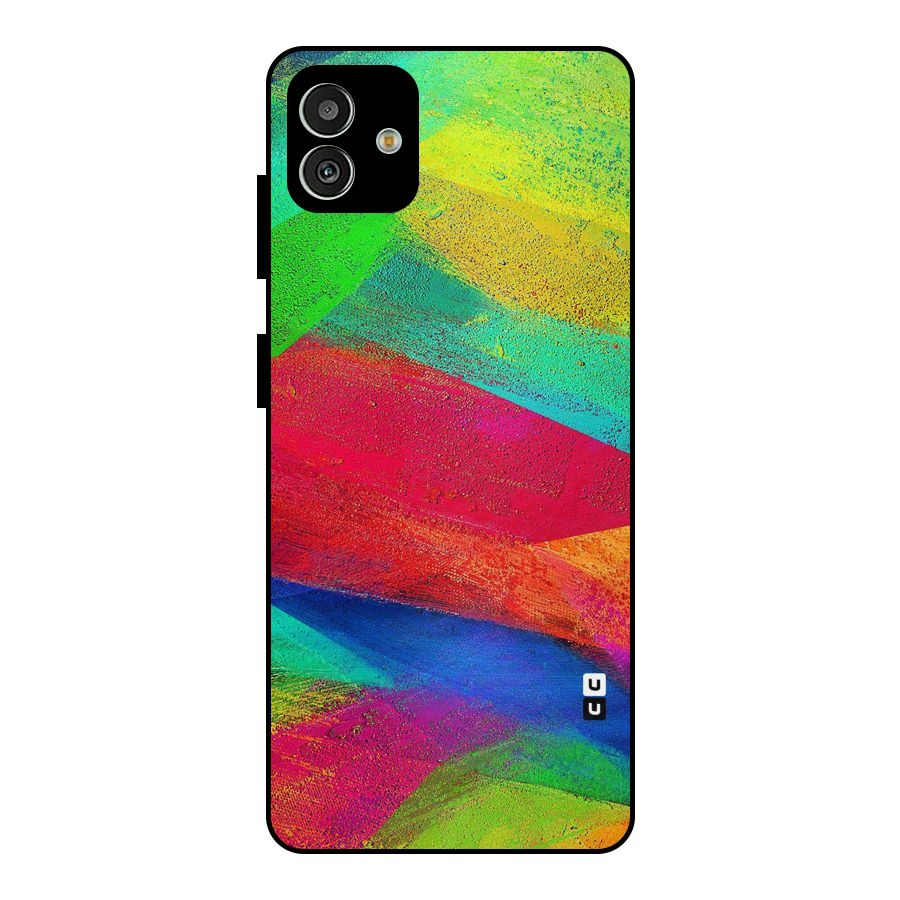 Paint Art Pattern Metal Back Case for Galaxy M13 5G