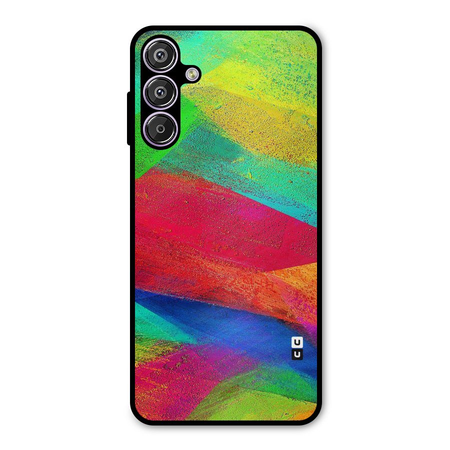 Paint Art Pattern Metal Back Case for Galaxy M15