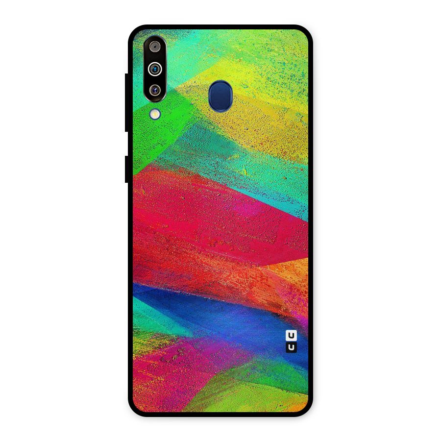 Paint Art Pattern Metal Back Case for Galaxy M30