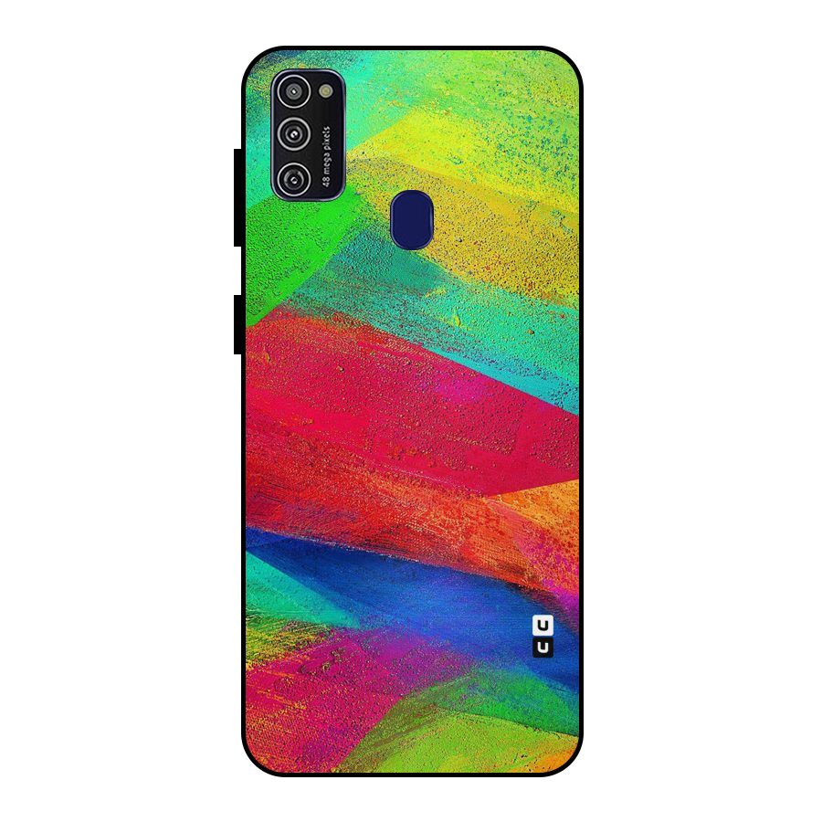 Paint Art Pattern Metal Back Case for Galaxy M30s