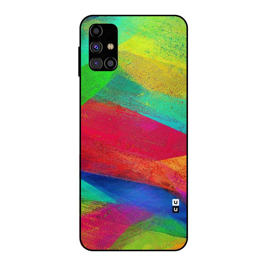 Paint Art Pattern Metal Back Case for Galaxy M31s