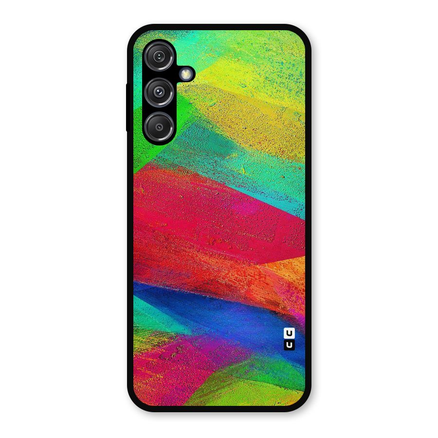 Paint Art Pattern Metal Back Case for Galaxy M34 5G