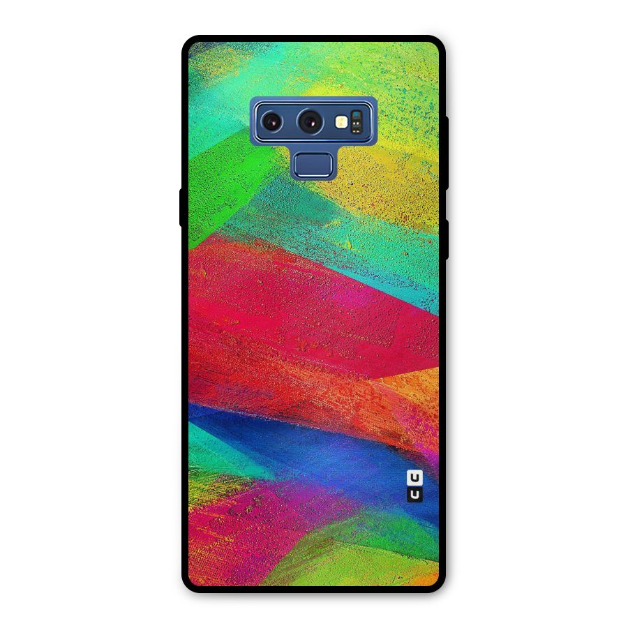 Paint Art Pattern Metal Back Case for Galaxy Note 9