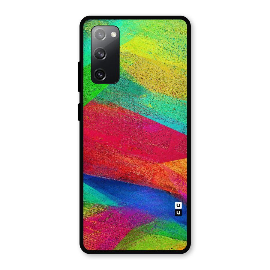 Paint Art Pattern Metal Back Case for Galaxy S20 FE 5G