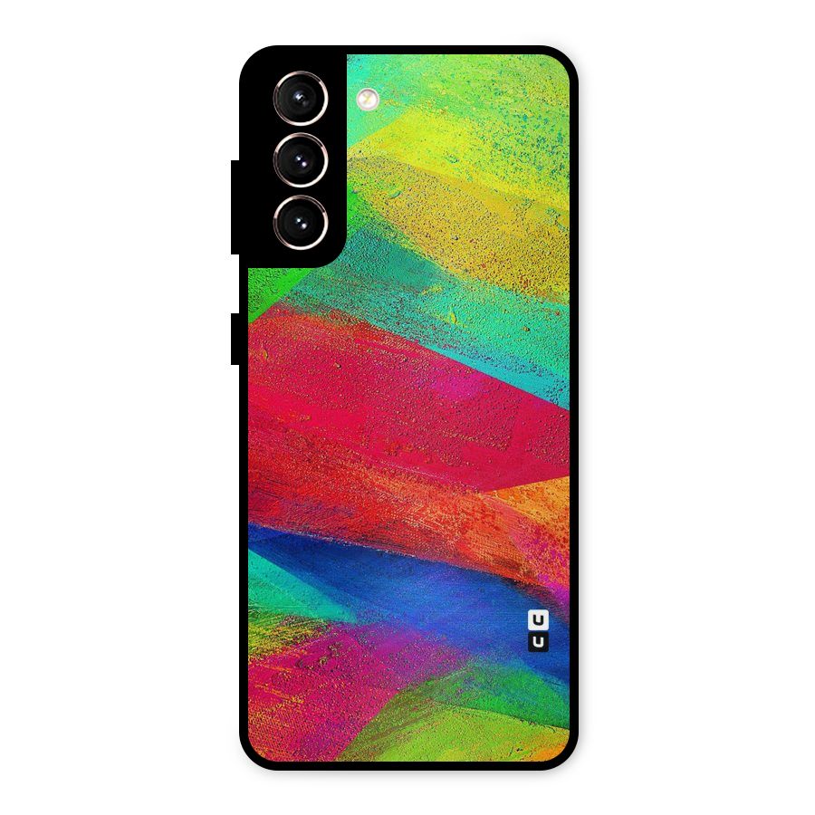 Paint Art Pattern Metal Back Case for Galaxy S21 5G
