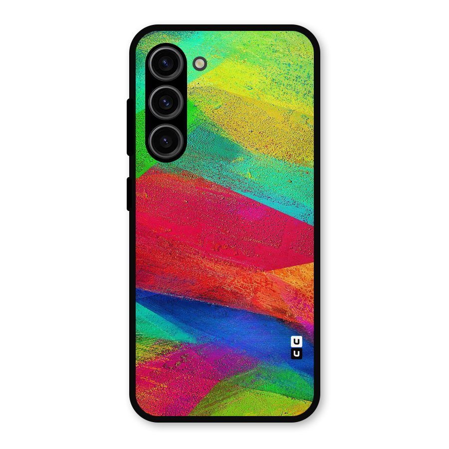 Paint Art Pattern Metal Back Case for Galaxy S23