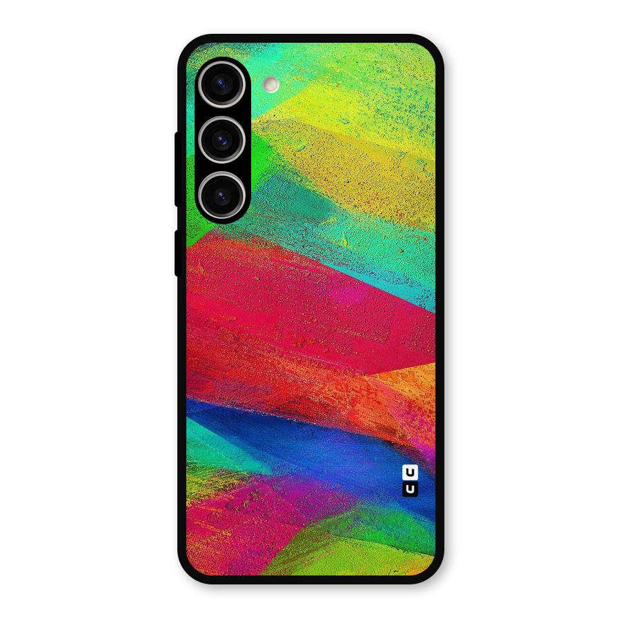 Paint Art Pattern Metal Back Case for Galaxy S23 Plus