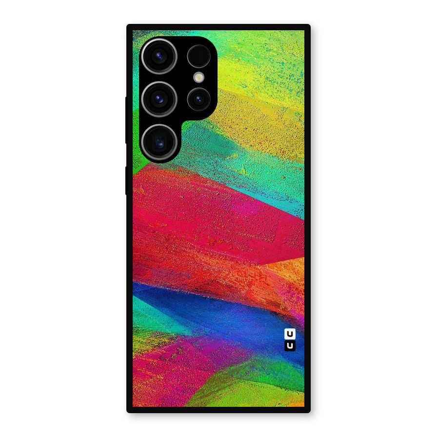 Paint Art Pattern Metal Back Case for Galaxy S23 Ultra