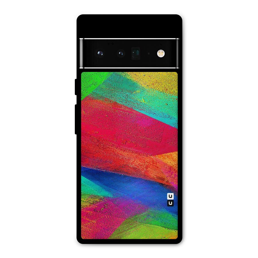 Paint Art Pattern Metal Back Case for Google Pixel 6 Pro
