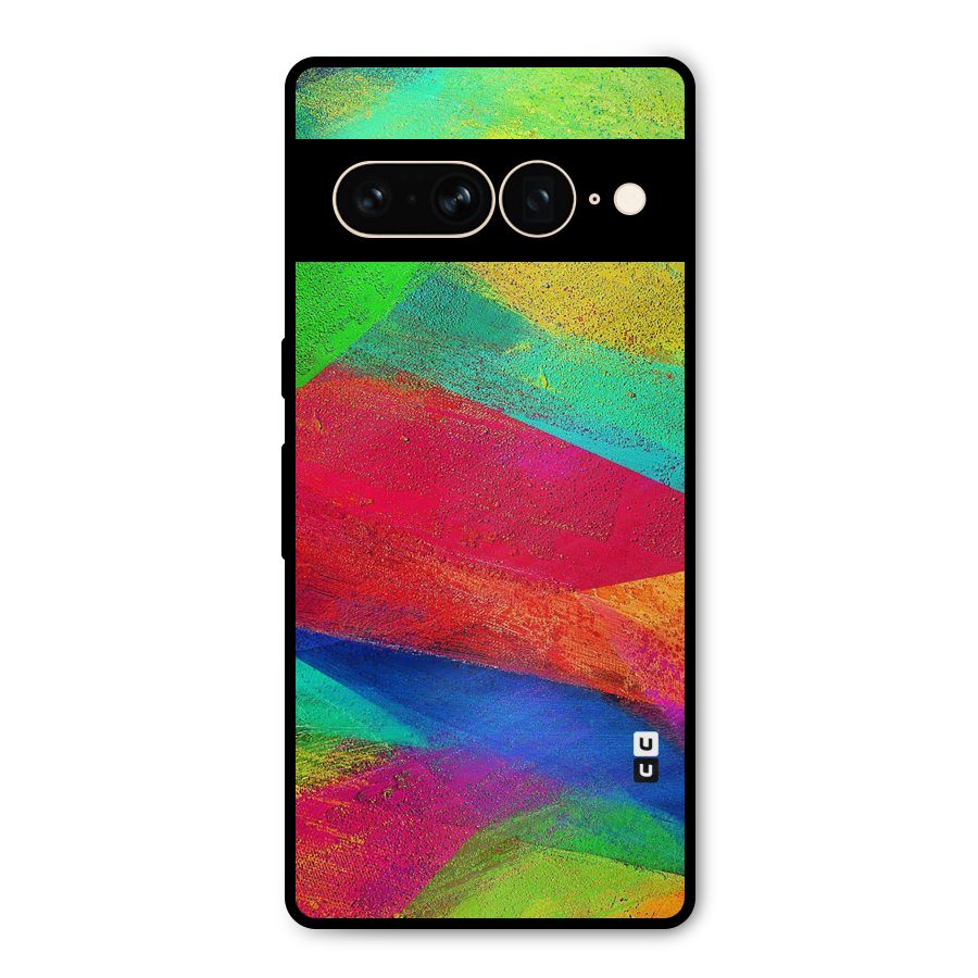 Paint Art Pattern Metal Back Case for Google Pixel 7 Pro