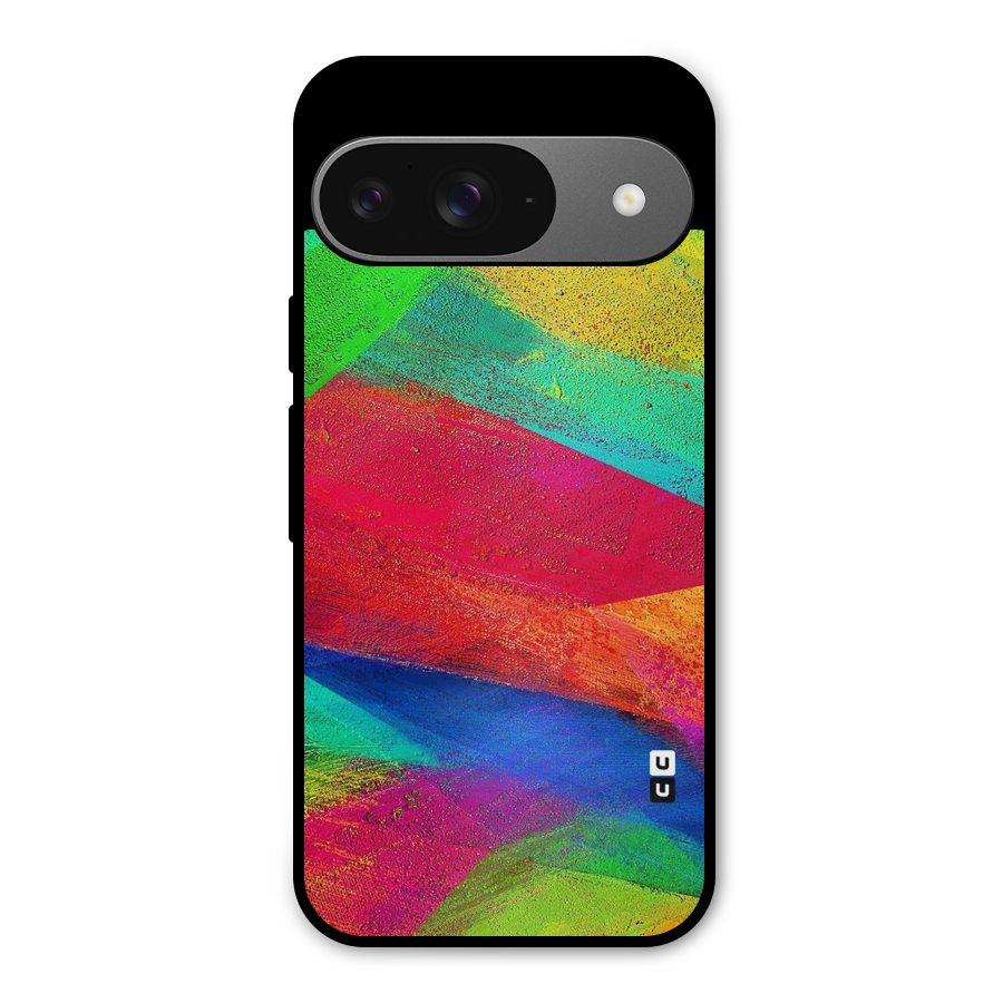 Paint Art Pattern Metal Back Case for Google Pixel 9
