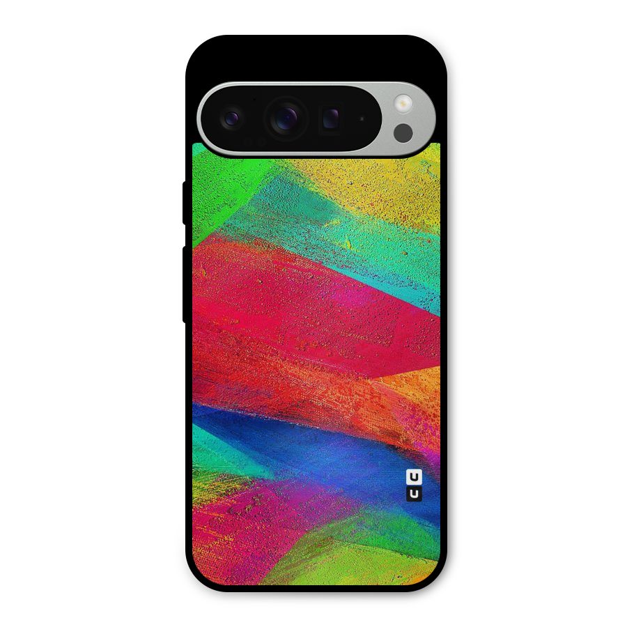 Paint Art Pattern Metal Back Case for Google Pixel 9 Pro XL
