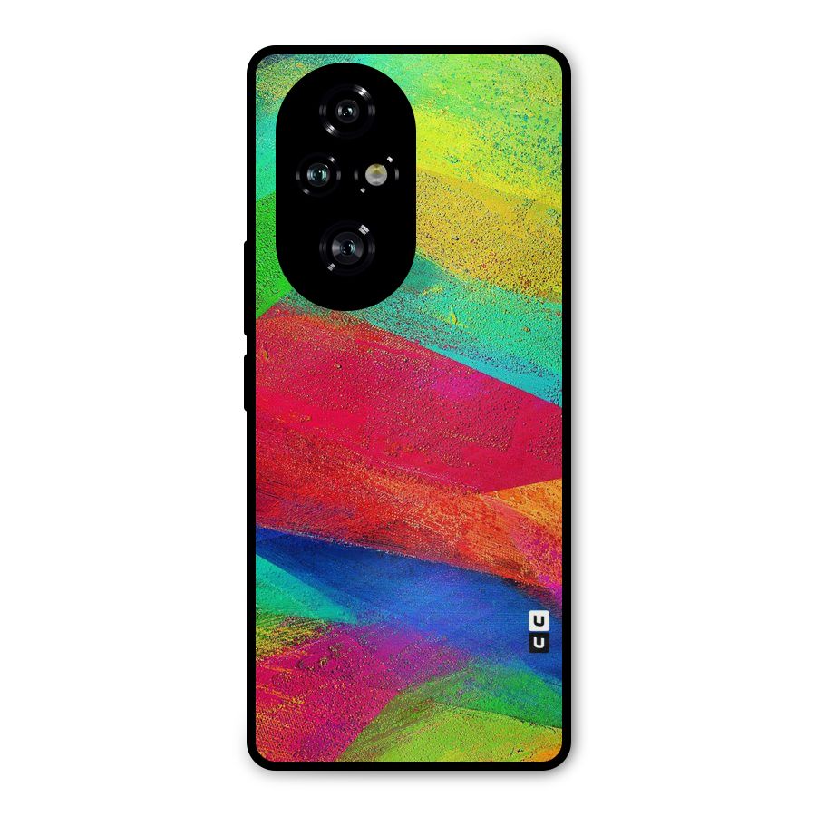 Paint Art Pattern Metal Back Case for Honor 200 Pro
