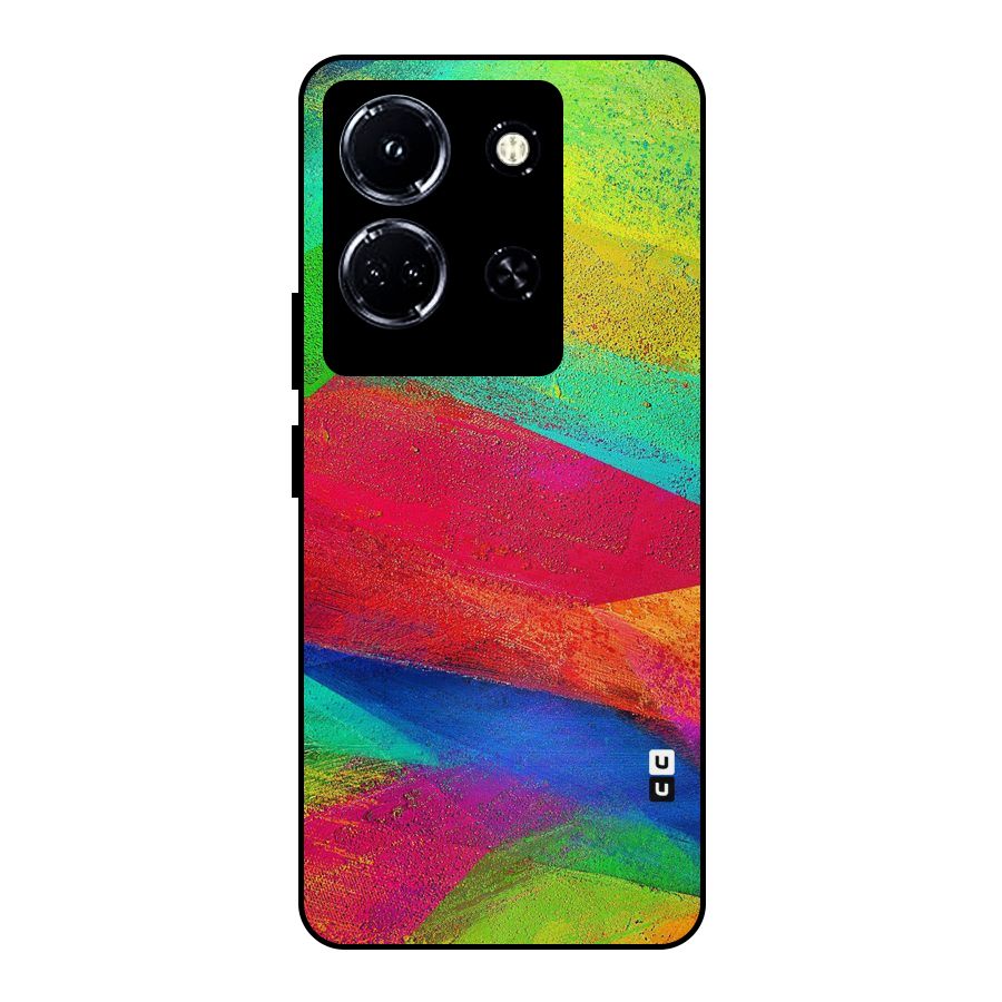 Paint Art Pattern Metal Back Case for Infinix Note 30 5G