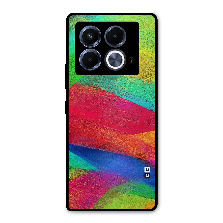 Paint Art Pattern Metal Back Case for Infinix Note 40 5G