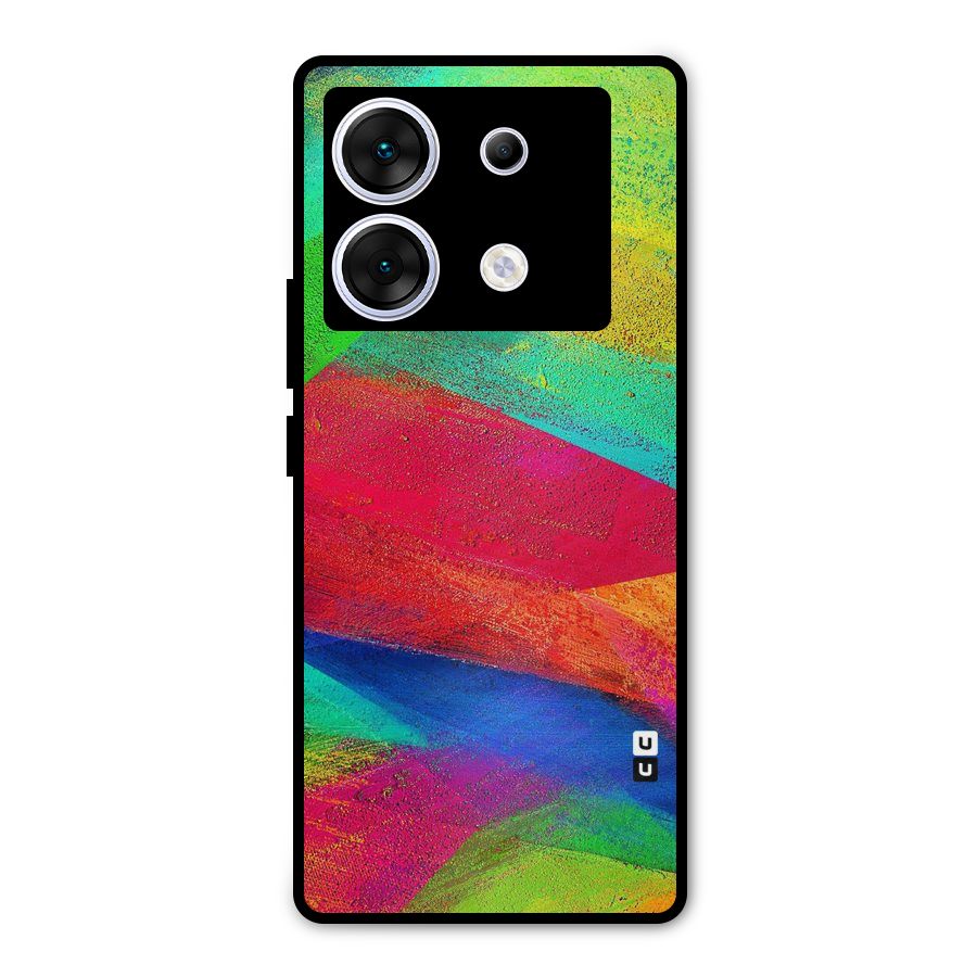 Paint Art Pattern Metal Back Case for Infinix Zero 30 5G