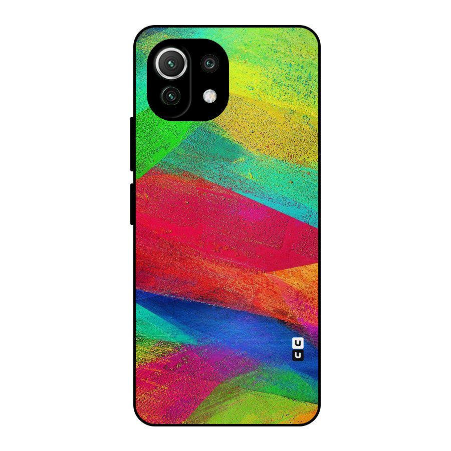 Paint Art Pattern Metal Back Case for Mi 11 Lite