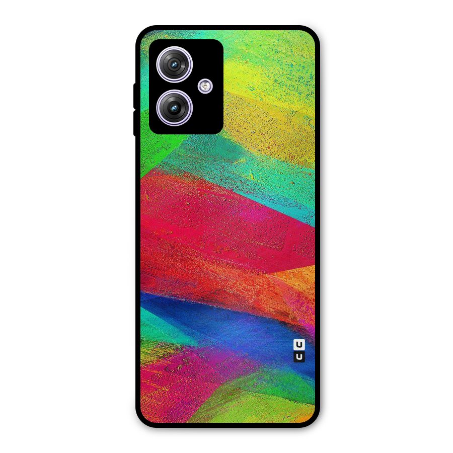 Paint Art Pattern Metal Back Case for Moto G64