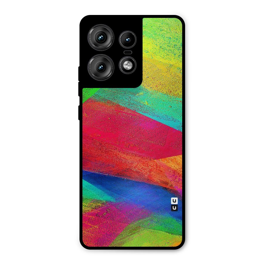 Paint Art Pattern Metal Back Case for Motorola Edge 50 Pro